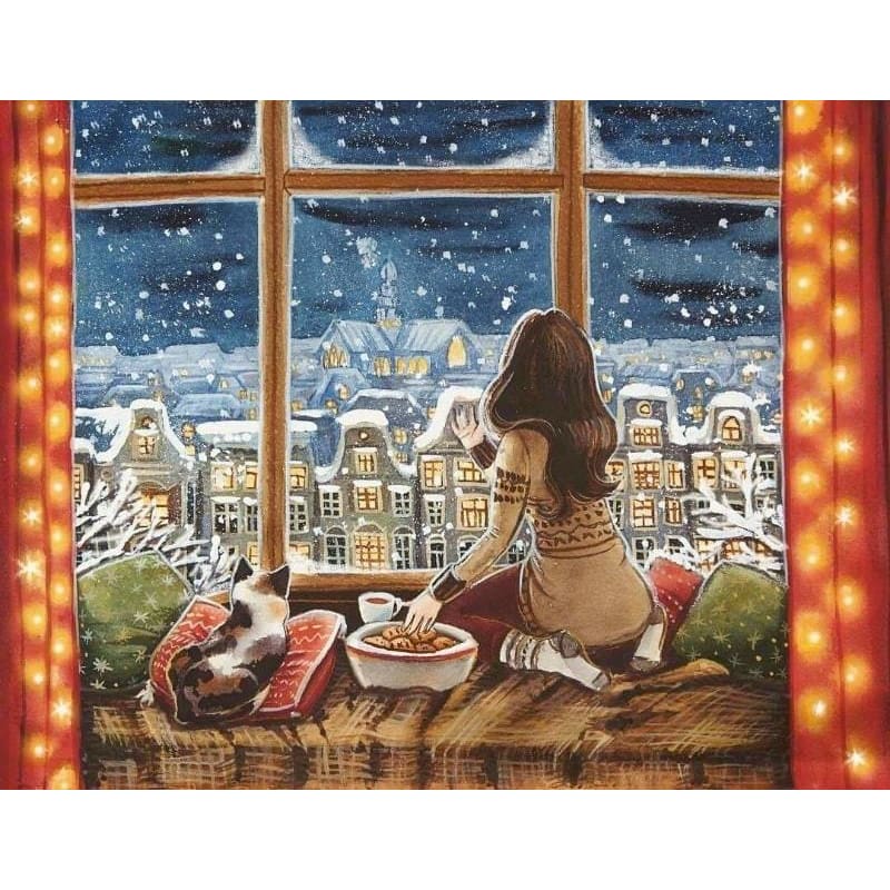 DIY Diamond Painting - Kerstmis PIX-3018 - Diamond Painting