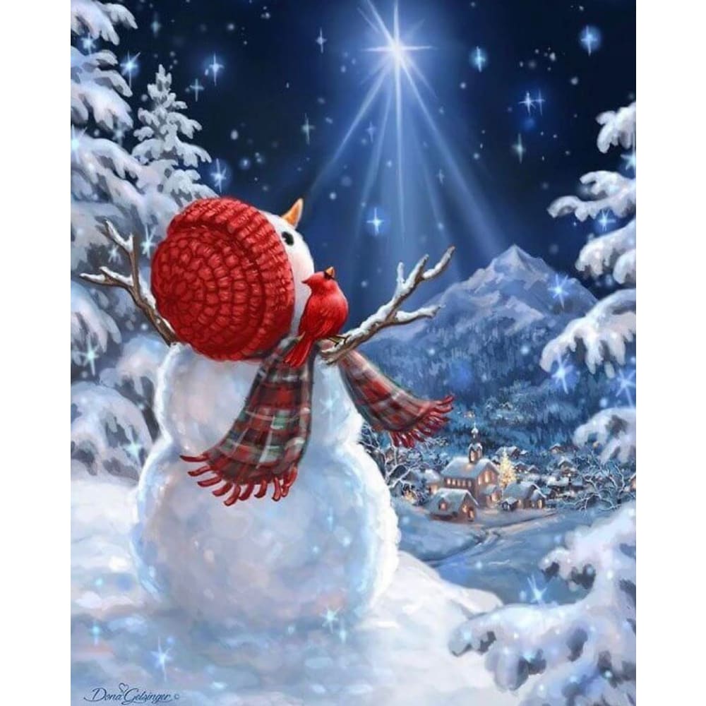 DIY Diamond Painting - Kerstmis PIX-3037 - Diamond Painting