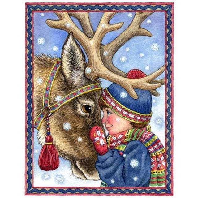 DIY Diamond Painting - Kerstmis PIX-3048 - Diamond Painting