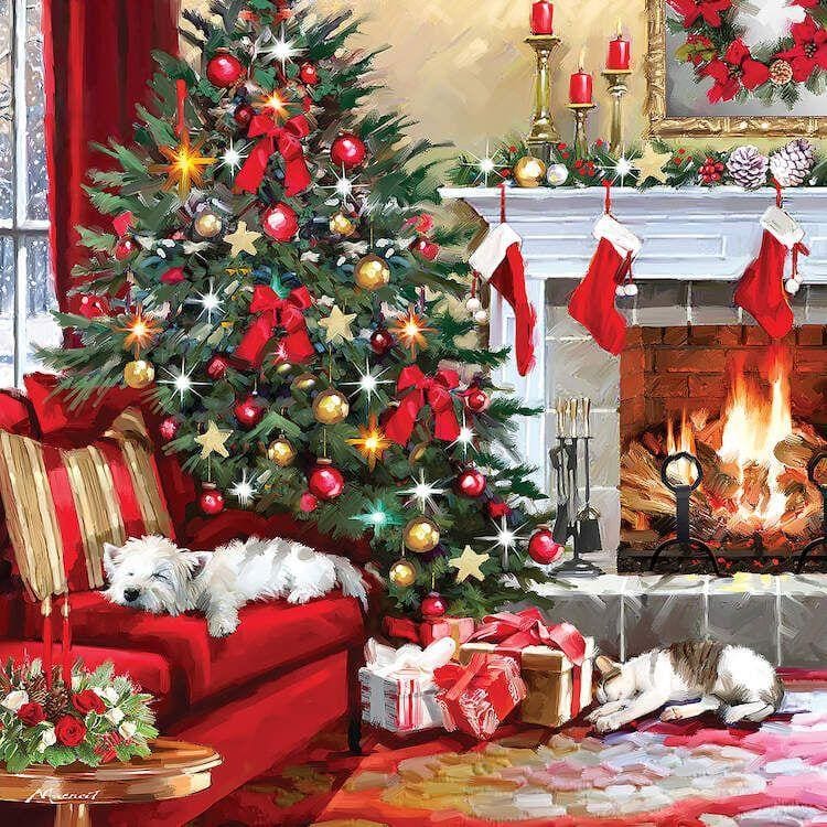 DIY Diamond Painting - Kerstmis PIX-3059 - Diamond Painting