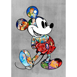 DIY Diamond Painting - Mickey & Prinsessen PIX-348 - Diamond