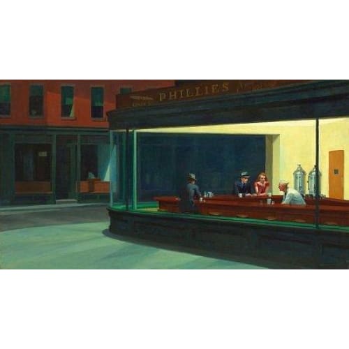 DIY Diamond Painting - Nighthawks PIX-335 - Diamond Painting