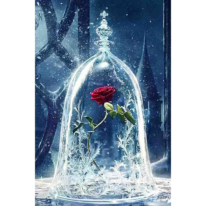 DIY Diamond Painting - Rose Diamond Cross Stitch Crystal 