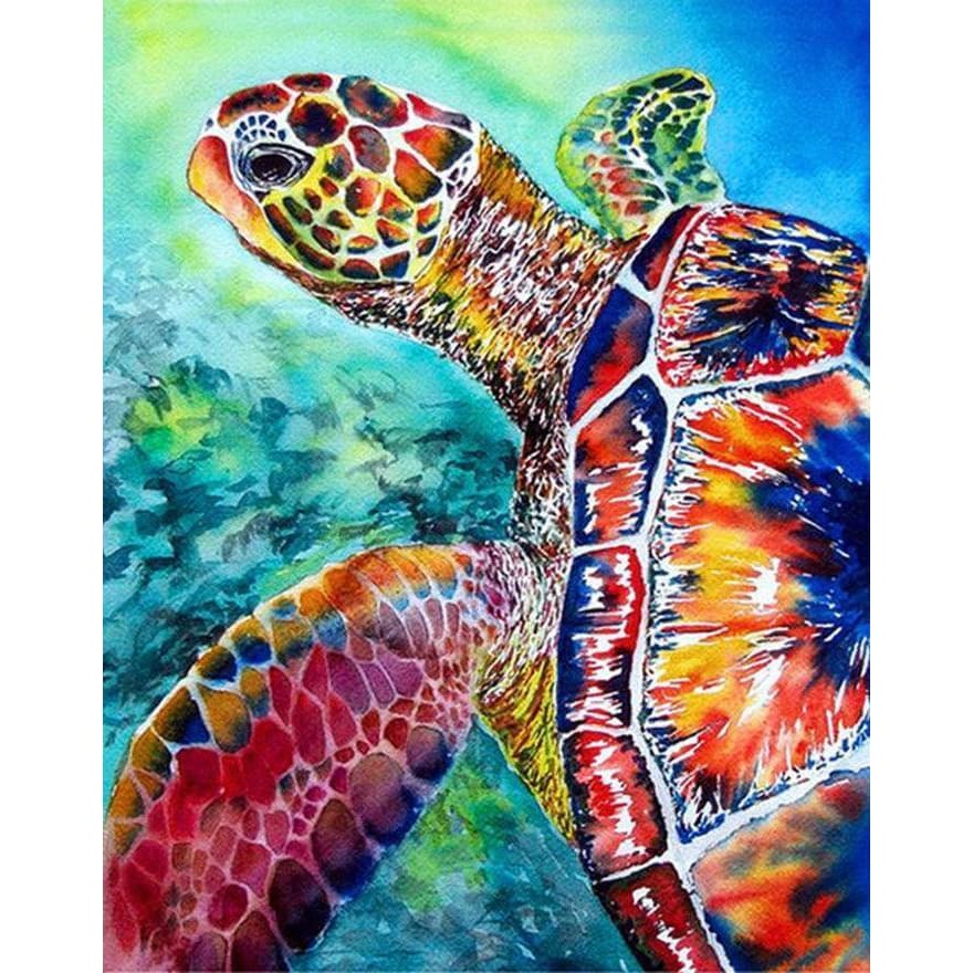 DIY Diamond Painting - Schildpad PIX-601 - Diamond Painting