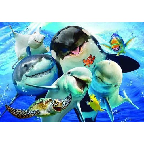 DIY Diamond Painting - Shark Happy PIX-1310 - Diamond 