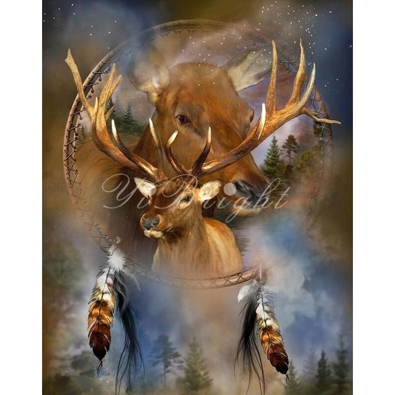 DIY Diamond Painting - Spirit Of The Elk PIX-245 - Diamond 