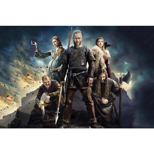 DIY Diamond Painting - Vikings Strongs PIX-1305 - Diamond 