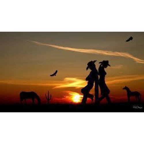 DIY Diamond Painting - Western Cowboy PIX-402 - Diamond