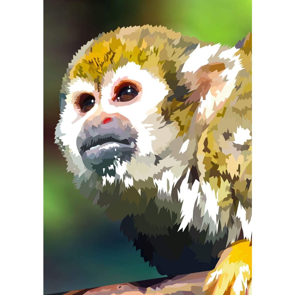 Doodshoofdaap | Exclusieve Diamond Painting