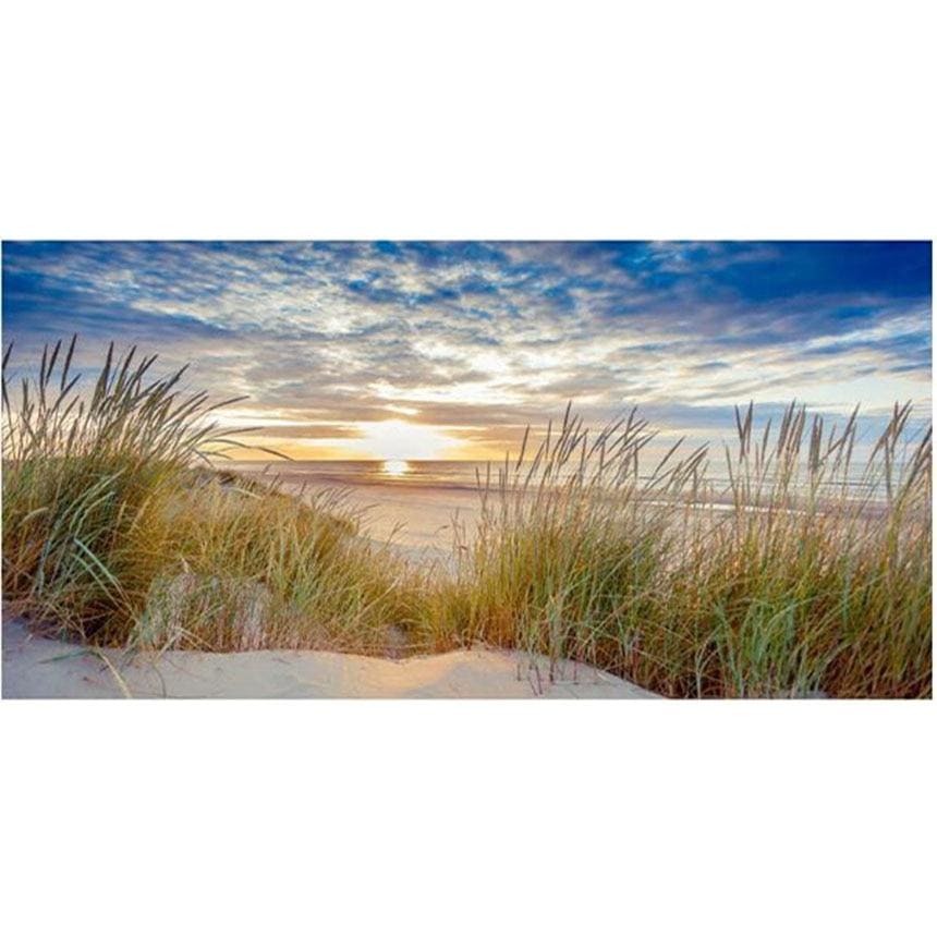Diamond Painting Strand Diamond Painting Kind Zonsondergang