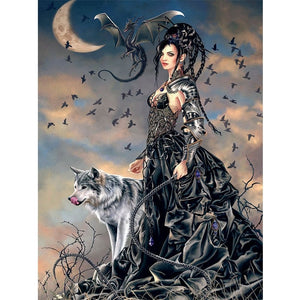 Gothic & Wolf | Diamond Painting