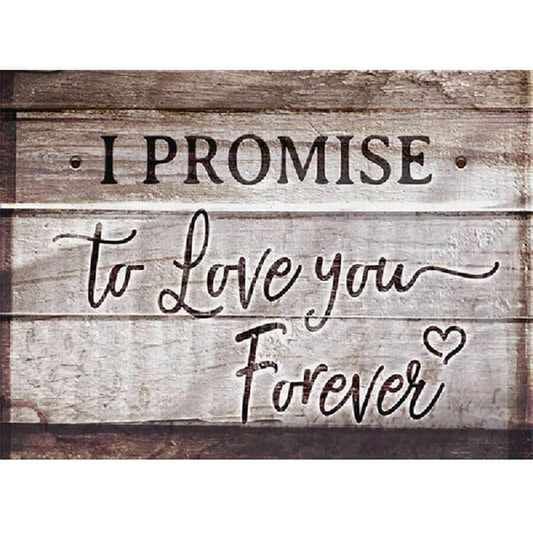 I Promise - 40x50cm (Minimaal formaat i.v.m. details) /