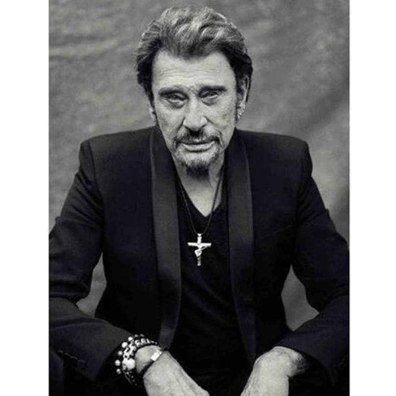 Johnny Hallyday - 20x25cm / Vierkant - Overig