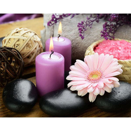 Kaarsen - Bloem | Diamond Painting