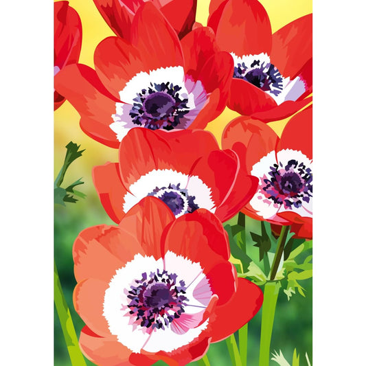 Klaprozen | Exclusieve Diamond Painting