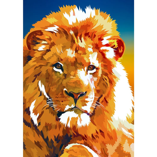 Leeuw | Exclusieve Diamond Painting