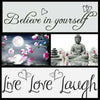 Live love laugh - 40x40cm (Min. formaat i.v.m. details) / 