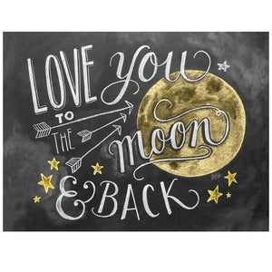 Love You To The Moon And Back | Diamond Painting