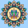 Mandala lotus - 40x40cm (Min. formaat i.v.m. details) / 