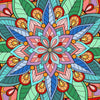 Mandala pastel - 40x40cm (Min. formaat i.v.m. details) / 