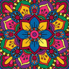 Mandala schilderen - 40x40cm (Min. formaat i.v.m. details) /