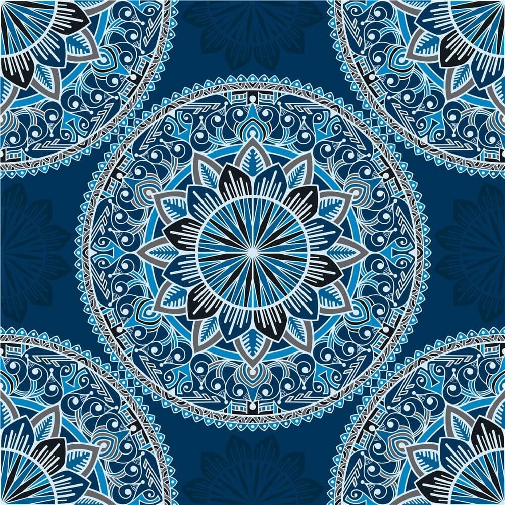 Mandalas - 40x40cm (Min. formaat i.v.m. details) / Vierkant 