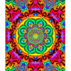 Multi color mandala - 40x50cm (Min. formaat i.v.m. details) 
