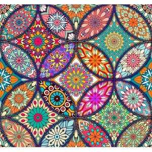 Multimandala - 40x40cm (Bestseller) / Vierkant - Mandala’s