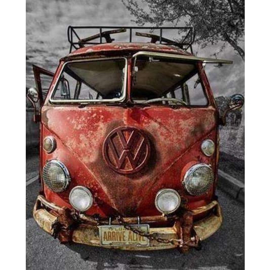 Oude VW Bus | Diamond Painting