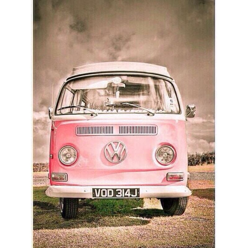 Oude VW Bus | Diamond Painting