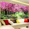 Roze Bomen XL | Diamond Painting