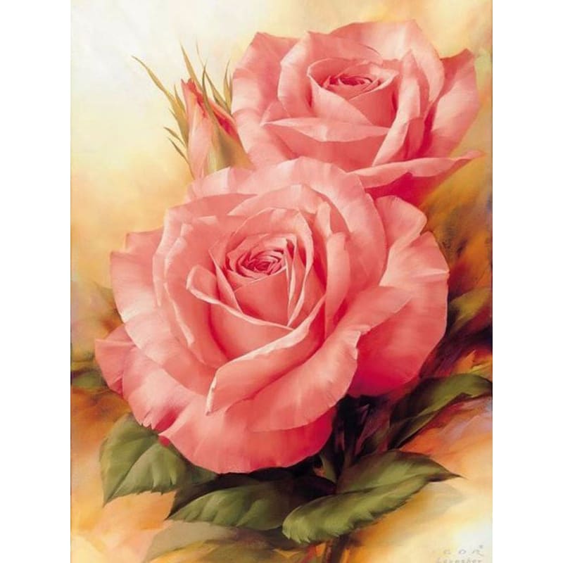 Roze Rozen | Diamond Painting