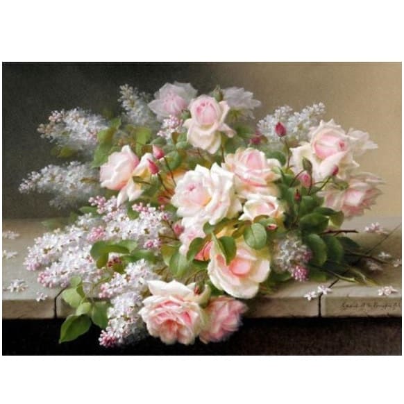 Roze Rozen | Diamond Painting