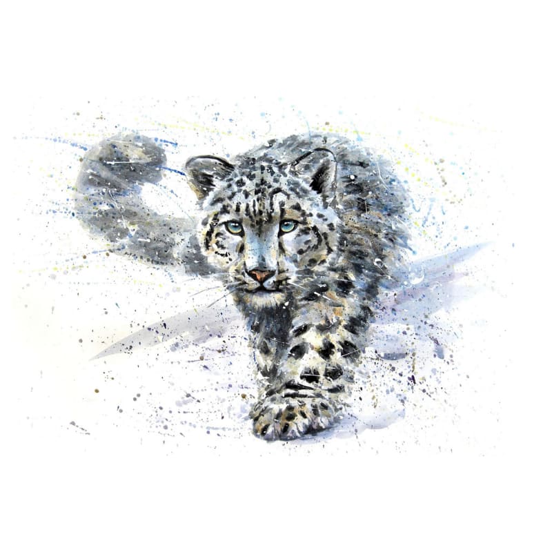 Sneeuwluipaard | Diamond Painting