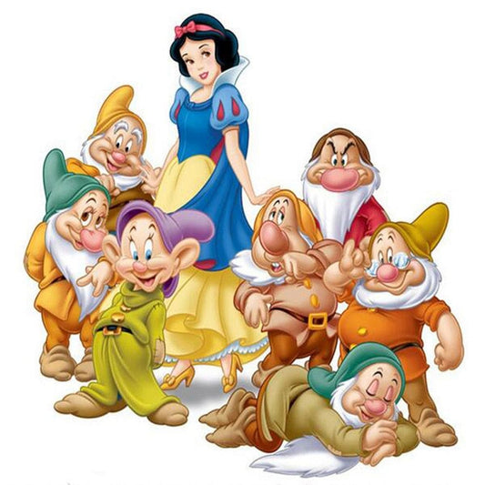 Sneeuwwitje & De Zeven Dwergen | Diamond Painting