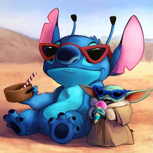 Stitch & Baby Yoda