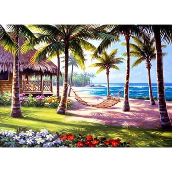 Strand - Palmbomen