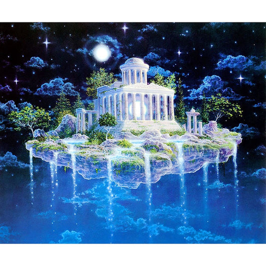 Tempel In Lucht | Diamond Painting