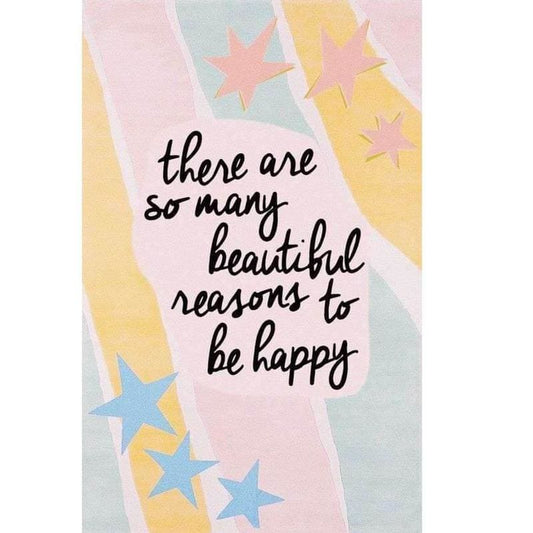 There are so many reasons to be happy - 40x50cm (Minimaal 
