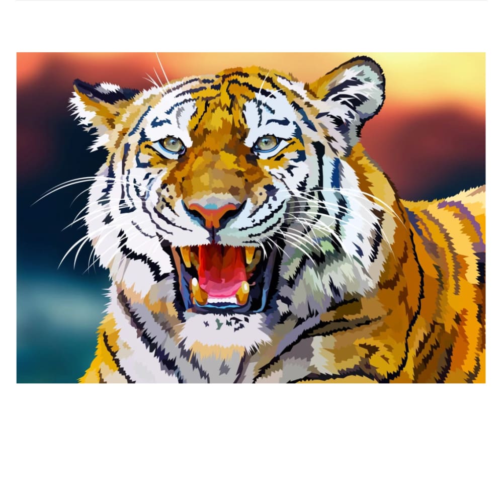 Tijger | Exclusieve Diamond Painting