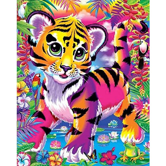 Tijgertje - 20x25cm / Vierkant - Kinderen