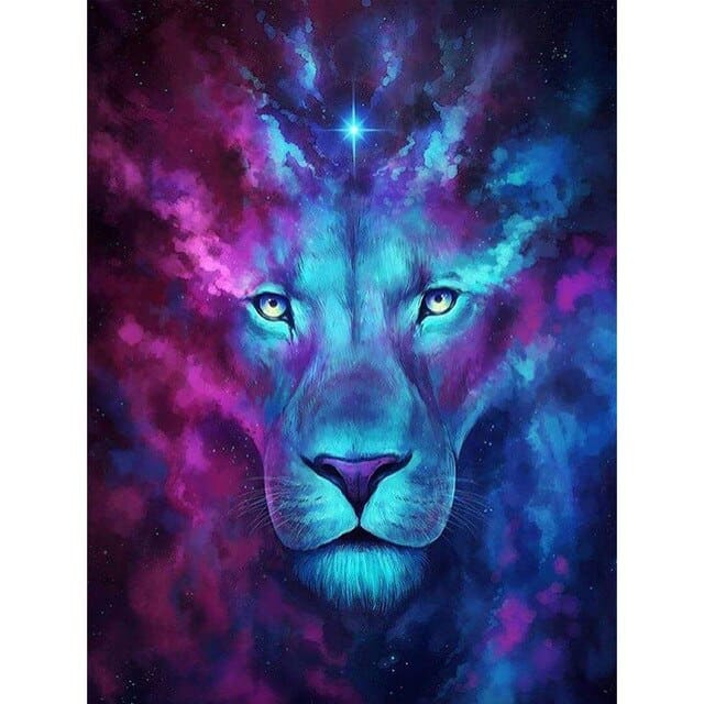 Universum Leeuw | Diamond Painting
