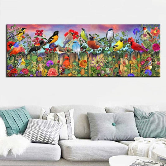 Vogels Op Schutting XL | Morgen In Huis