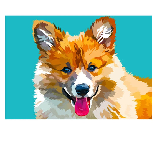 Welsh Corgi Pembroke | Exclusieve Diamond Painting