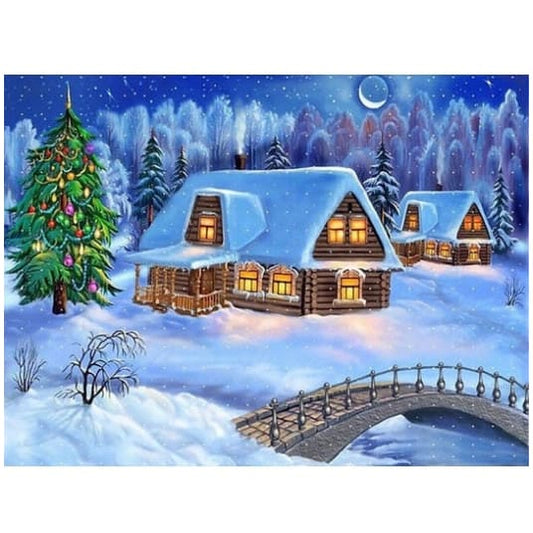 Winterlandschap | Diamond Painting