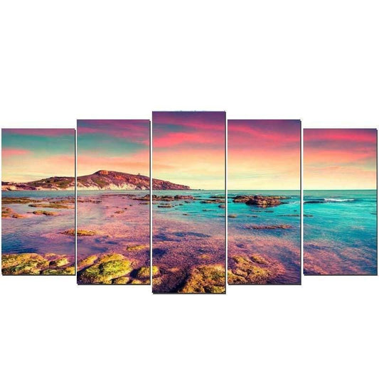 Zee - Zonsondergang | 5 Luiken