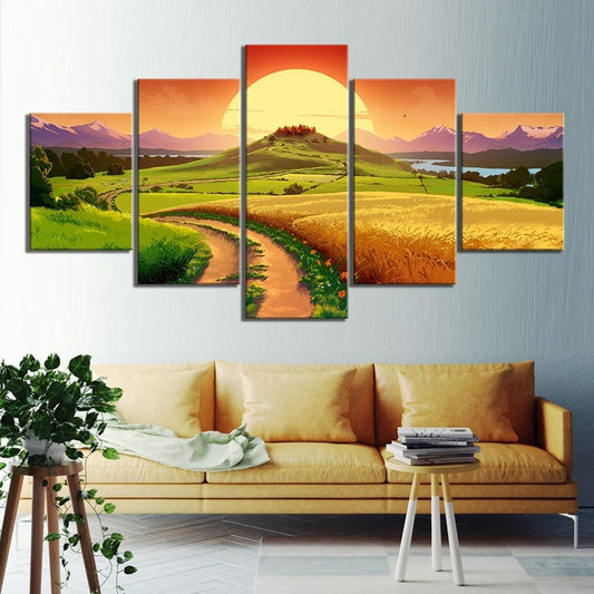 Zonsondergang | 5 Luiken