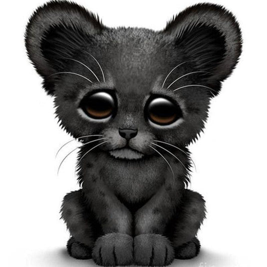 Zwart Luipaardje | Diamond Painting