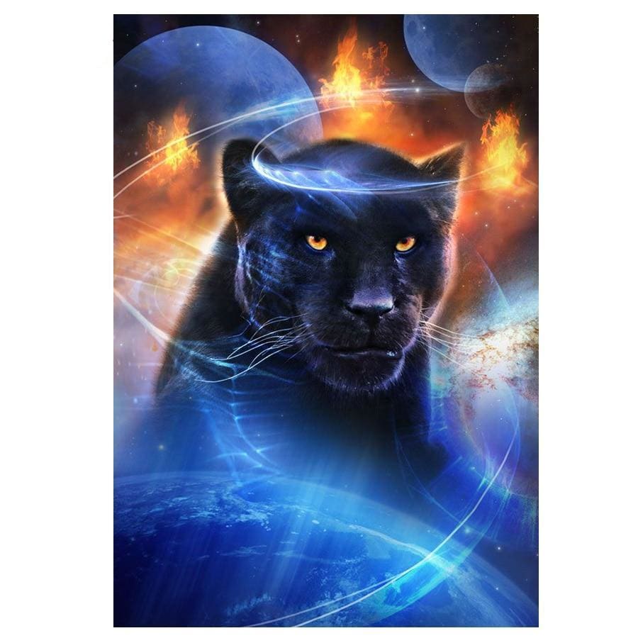 Zwarte Panter | Diamond Painting